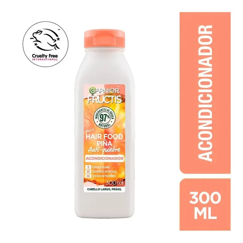 FRUCTIS ACONDIC. X 300 ML HAIR FOOD PIÑA
