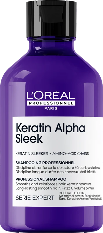 LOREAL PROFESS SHAMPOO SERIE EXPERT X 0300 ML KERATIN ALPHA SLEEK