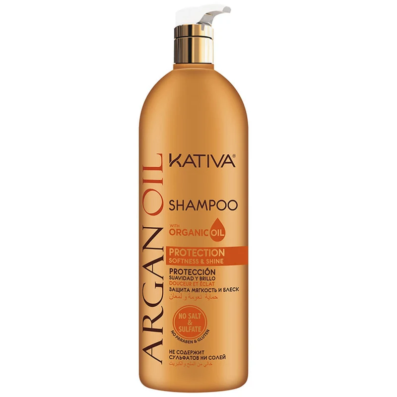 KATIVA SHAMPOO X 1000 ML ARGAN OIL