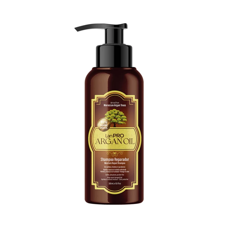 LAN.PRO SHAMPOO X 300ML ARGAN OIL REPARADOR LANOSTERIN PROFESIONAL