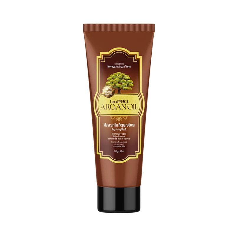 LAN.PRO ARGAN OIL MASCARILLA REPARADORA TUBO X 250GR - LANOSTERIN PROFESIONAL