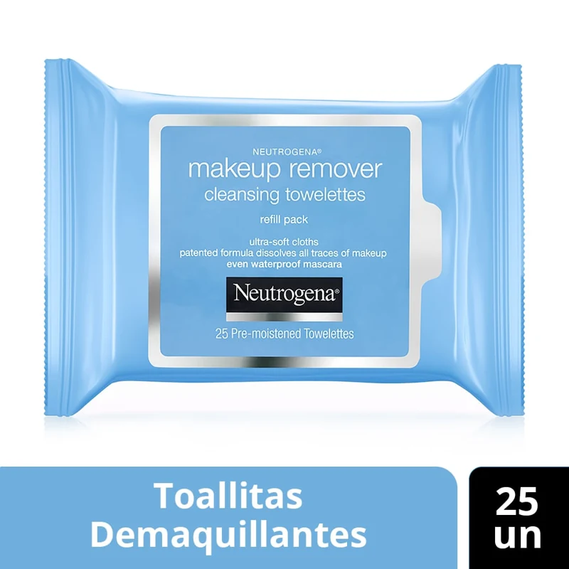 NEUTROGENA TOALLITAS DESMAQUILLANTES X 25