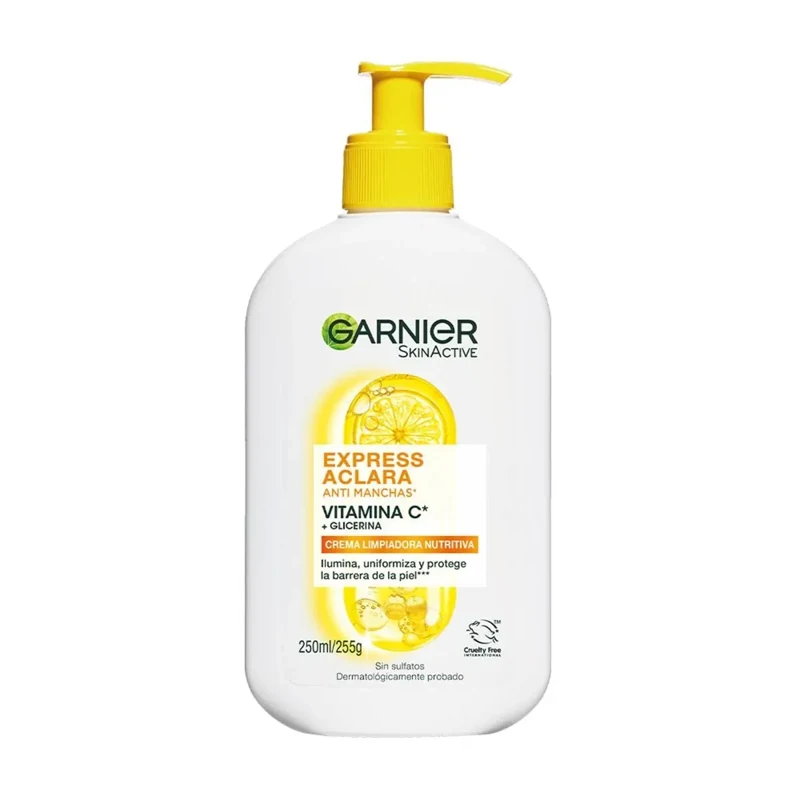 GARNIER CREMA LIMPIADORA X 250 ML EXPRESS ACLARA VIT C