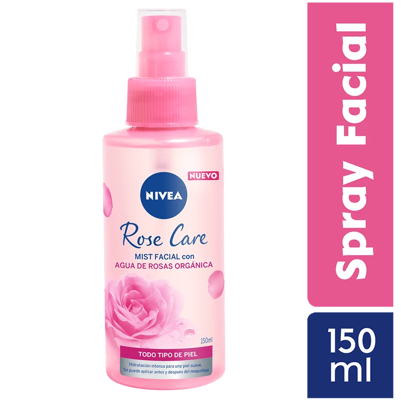 NIVEA CARE SPRAY X 150 ML ROSE CARE HIDRATANTE