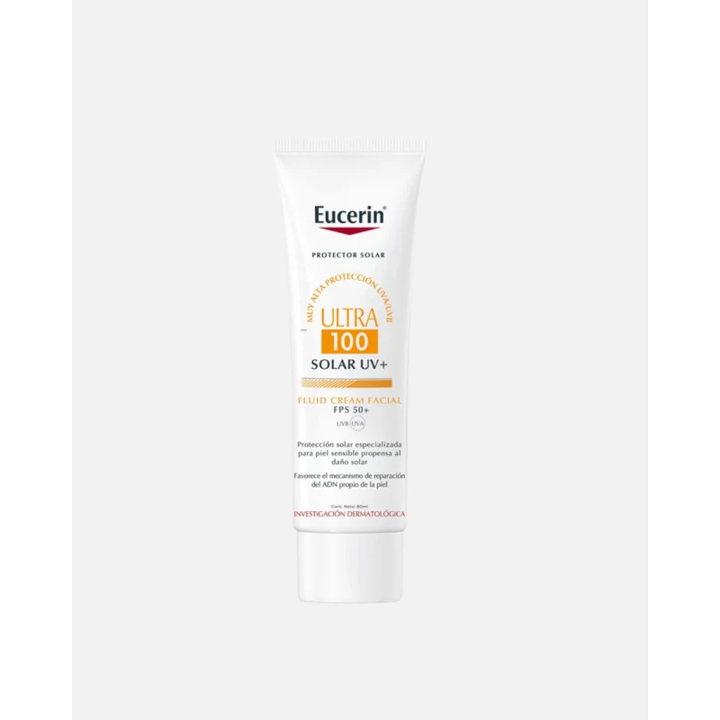 EUCERIN BLOQUEADOR FACIAL CREMA FPS 50 X 80 ML ULTRA 100
