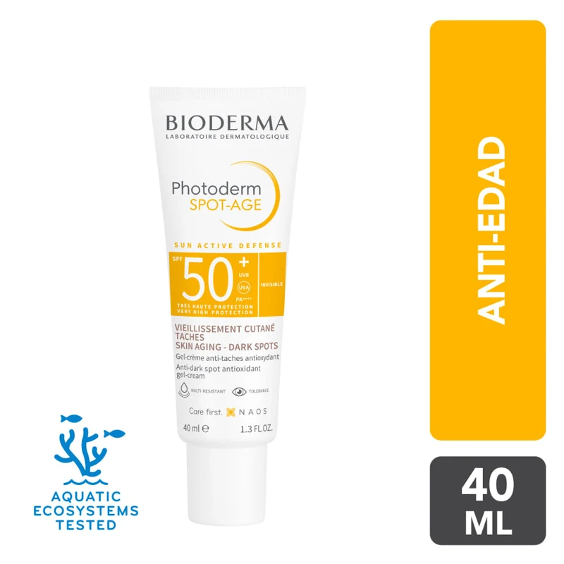 BIODERMA PHOTODERM BLOQUEADOR FACIAL CR SPF 50 X 40 ML SPOT-AGE ANTIMANCHAS