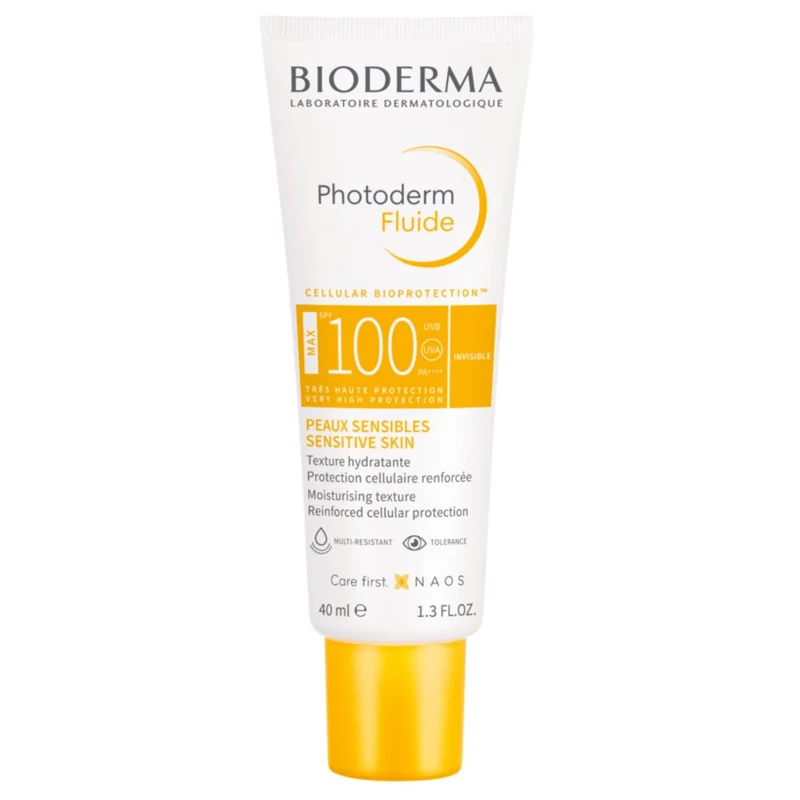 BIODERMA PHOTODERM BLOQUEADOR FACIAL CR SPF 100 X 40 ML FLUIDE TEXTURA FLUIDA