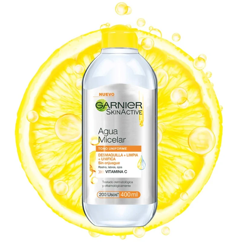 GARNIER AGUA MICELAR X 400 ML EXPRESS ACLARA VIT C
