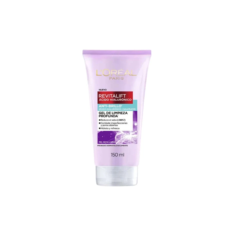 LOREAL GEL LIMPIEZA PROFUNDA X 150 ML REVITALIFT ANTIBRILLO