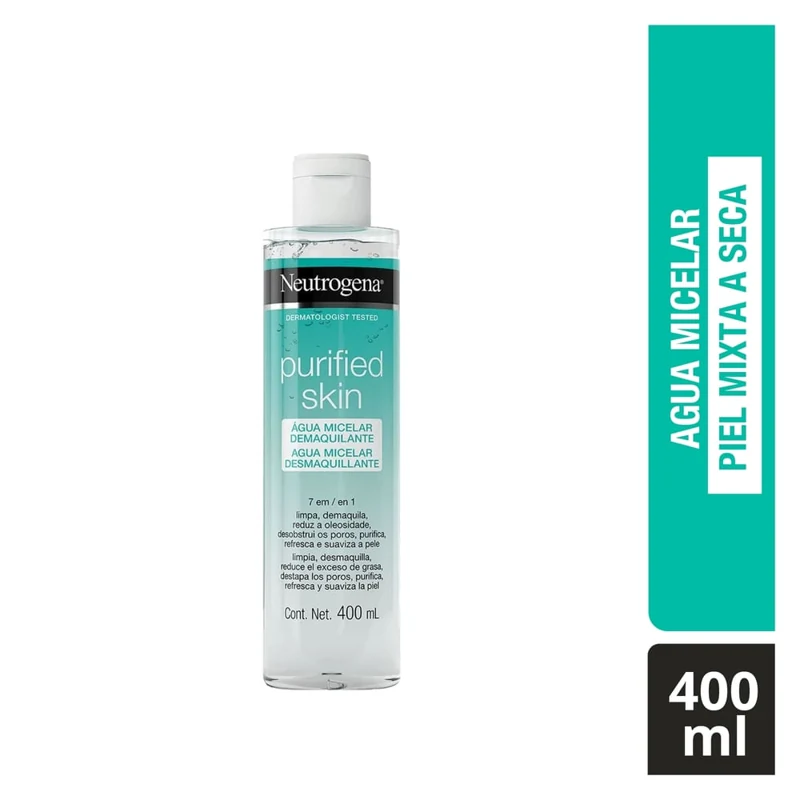 NEUTROGENA AGUA MICELAR X 400 PURIFIED SKIN 7 EN 1