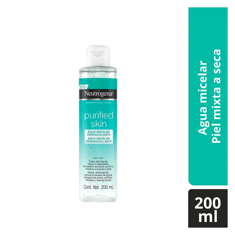 NEUTROGENA AGUA MICELAR X 200 ML PURIFIED SKIN