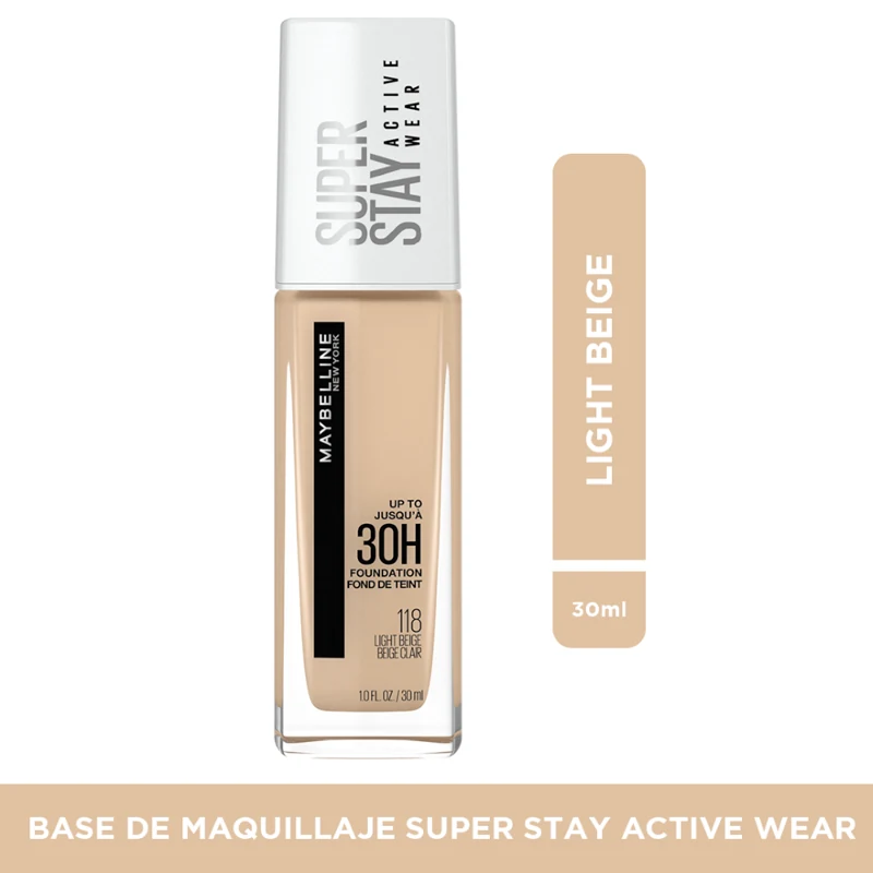 MAYBELLINE MAQUILLAJE SUPER STAY - FULL COVERAGE 30H 118 LIGHT BEIGE