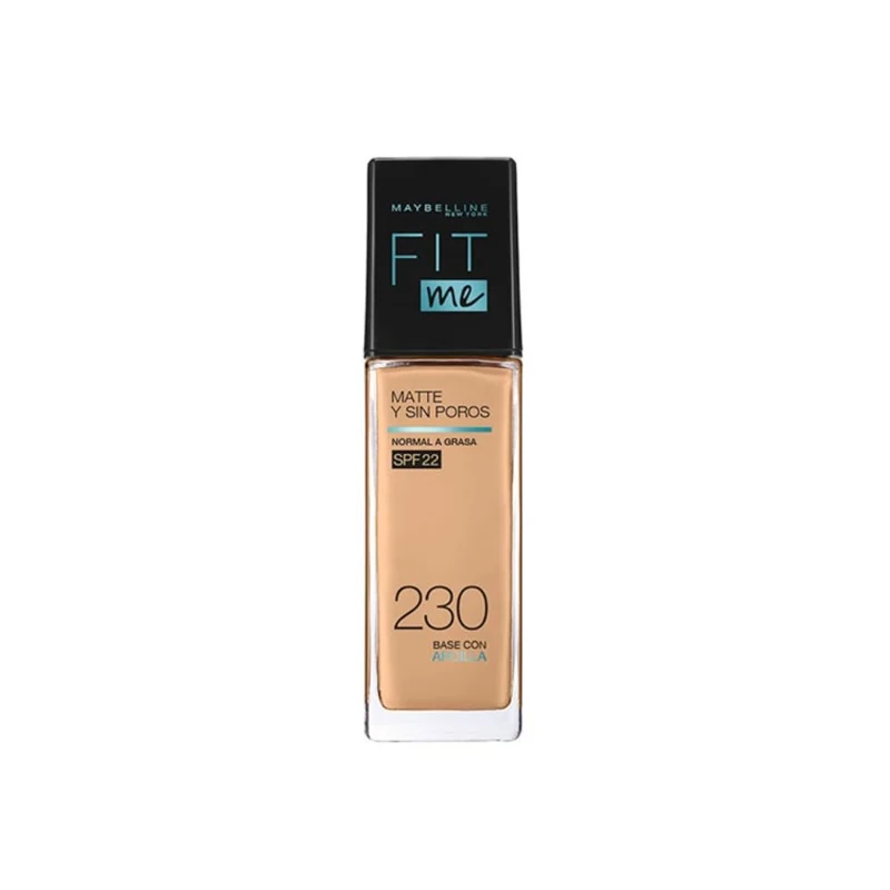 MAYBELLINE MAQUILLAJE FIT ME MATTE PORELESS 230 NATURAL BUFF
