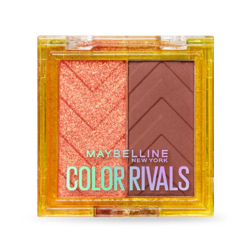 MAYBELLINE SOMBRAS X 2 COLOR RIVALS SPICY X SUAVE