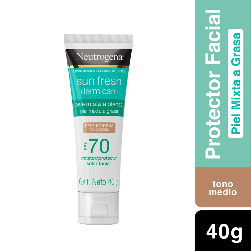 NEUTROGENA BLOQUEADOR SUN FRESH FPS 70 X 40 G TONO MEDIO
