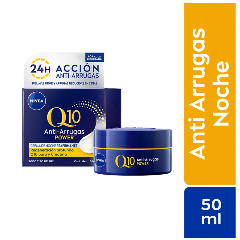 NIVEA Q10 POWER CREMA DE NOCHE EXTRA REAFIRMANTE 50 ML