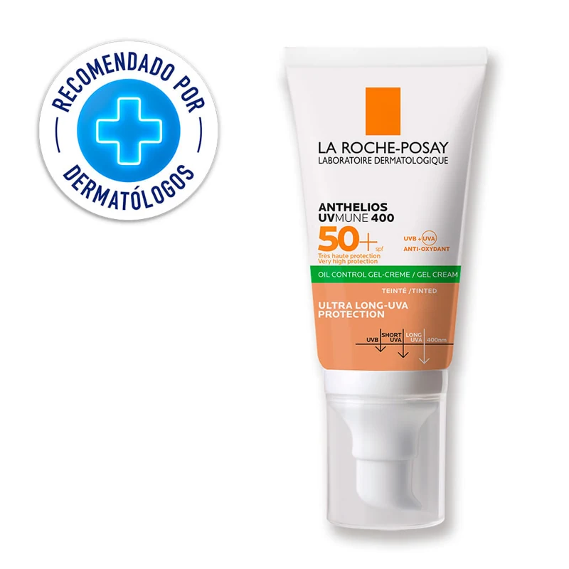 ANTHELIOS UVMUNE 400 GEL CR TOQUE SECO C//COLOR 50ML (LA ROCHE POSAY)