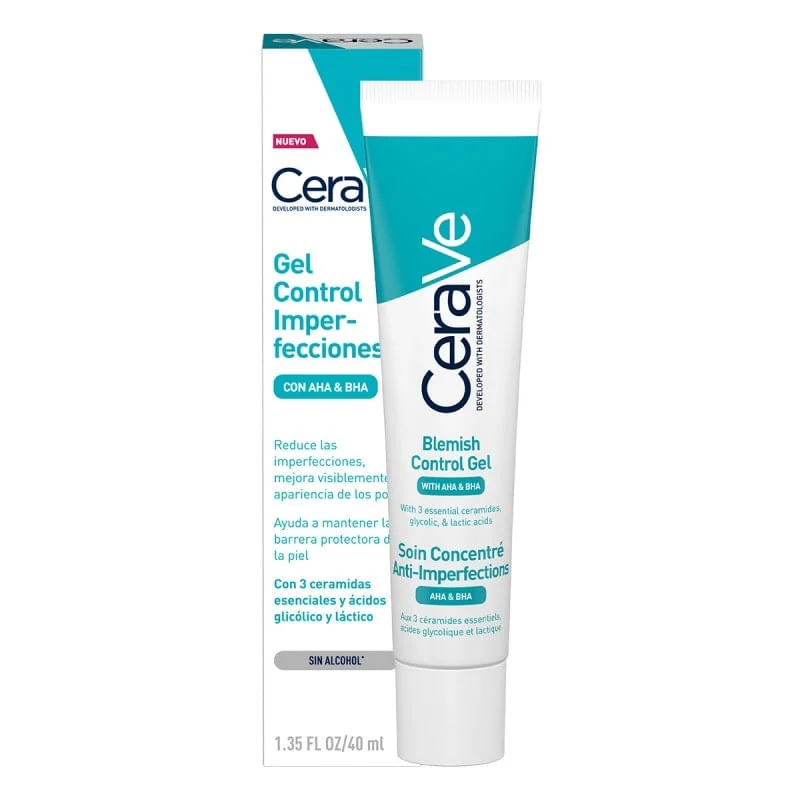 CERAVE GEL CONTROL IMPERFECCIONES AHA Y BHA 40 ML