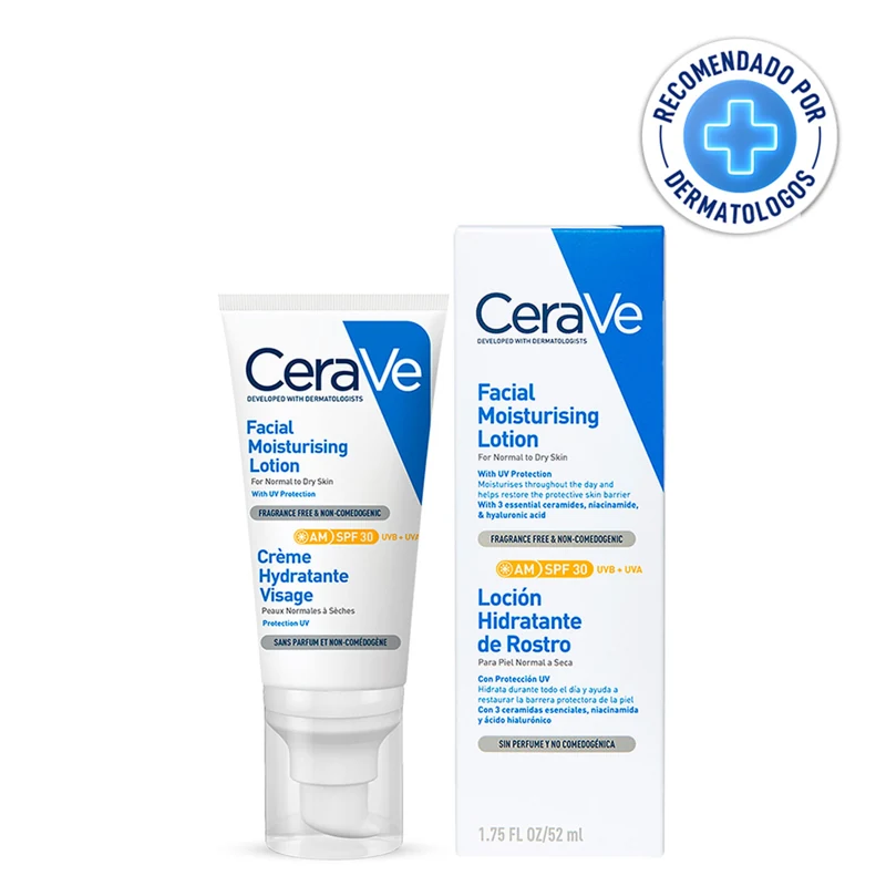 CERAVE LOCION HIDRATANTE DE ROSTRO AM SPF30 52 ML
