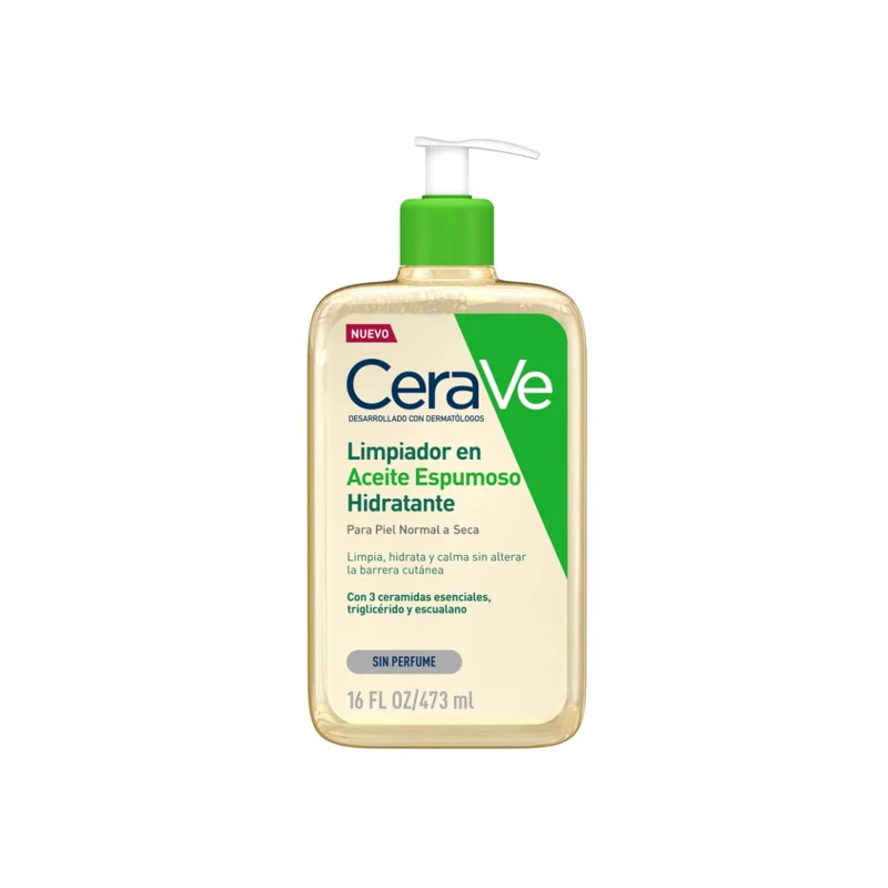 CERAVE LIMPIADOR ACEITE ESPUMOSO HIDRATANTE X 473 ML