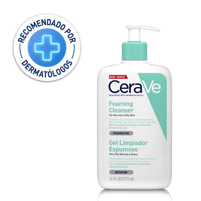 CERAVE LIMPIADOR GEL ESPUMOSO 473 ML