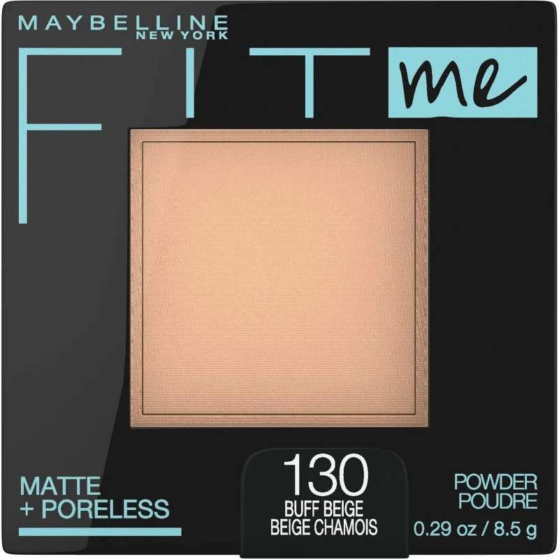 MAYBELLINE FIT ME MATTE + PORELESS POLVO COMPACTO - TONO 130