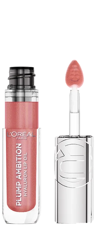 L’ORÉAL PARIS PLUMP AMBITION HYALURON LIP OIL - TONO 650 NUDE MACARON