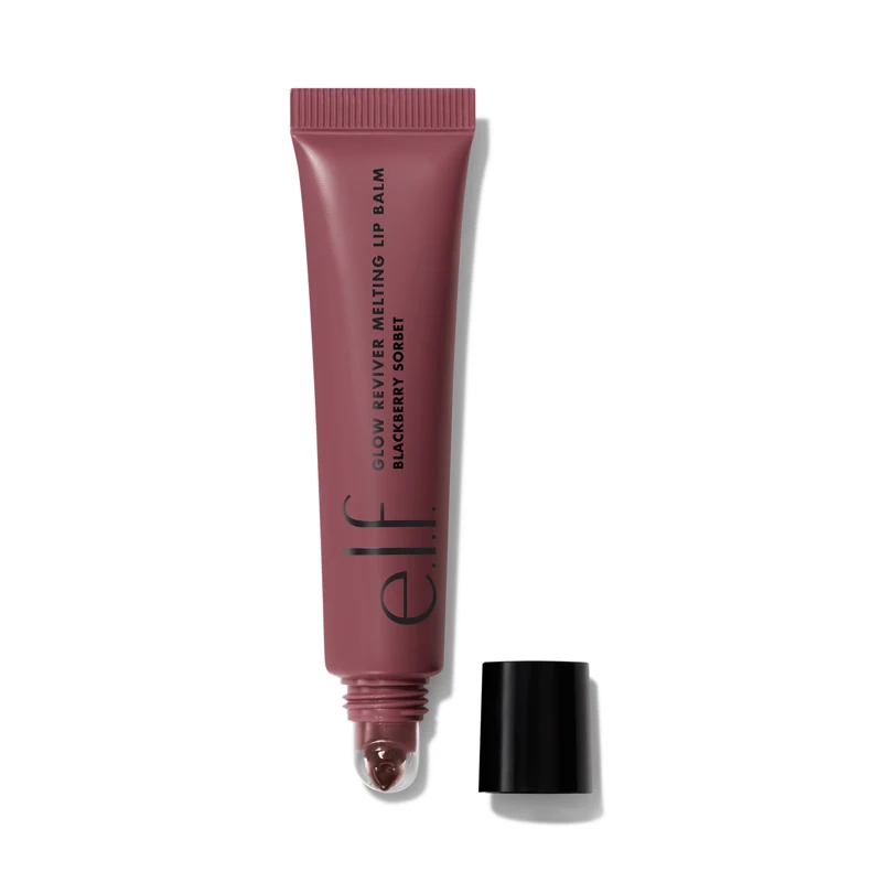 E.L.F. GLOW REVIVER MELTING LIP BALM - BÁLSAMO LABIAL HIDRATANTE - BLACKBERRY SORBET 15 G