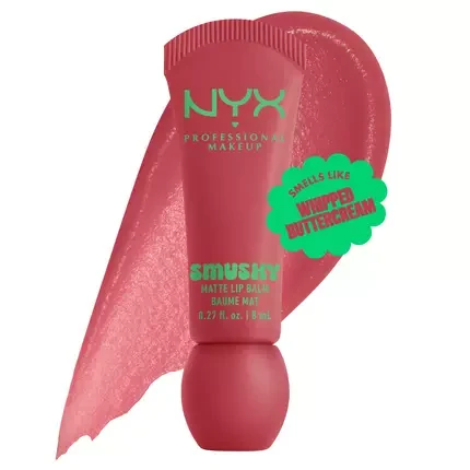 NYX SMUSHY MATTE LIP BALM BAUME MAT SMB 8 SNUGGLE SZN
