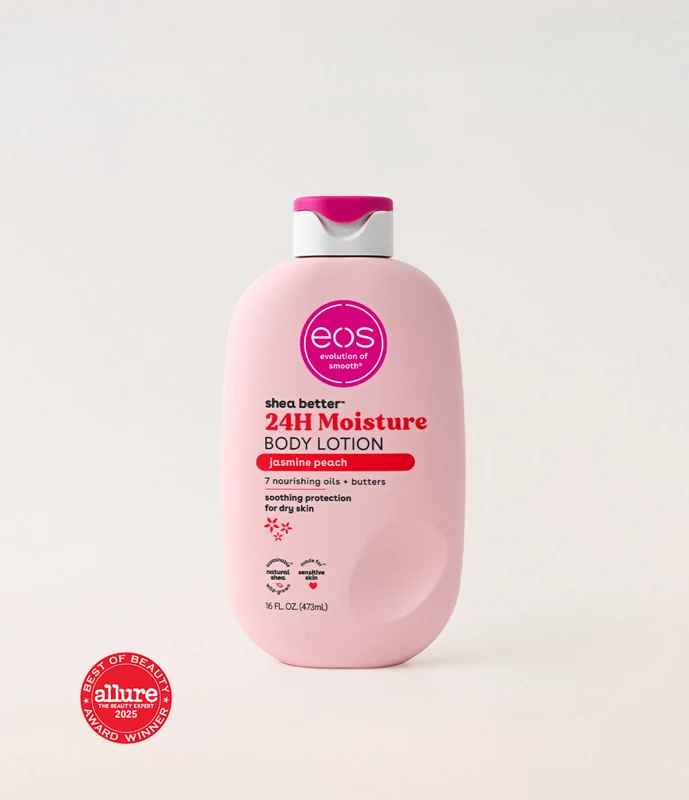 EOS SHEA BETTER 24 H MOISTURE BODY LOTION JASMINE PEACH   473 ML