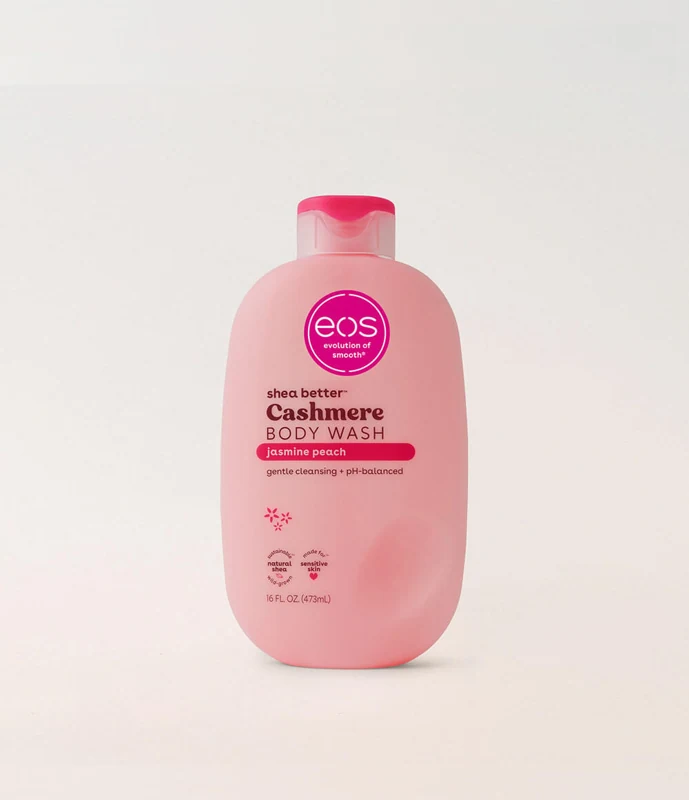 EOS SHEA BETTER CASHMERE BODY WASH JASMINE PEACH   473 ML