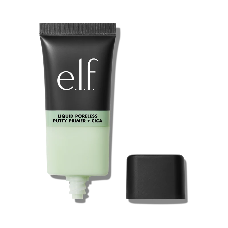 E.L.F. LIQUID PORELESS PUTTY PRIMER + CICA - PREBASE LÍQUIDA CORRECTORA DE ROJECES 28 ML