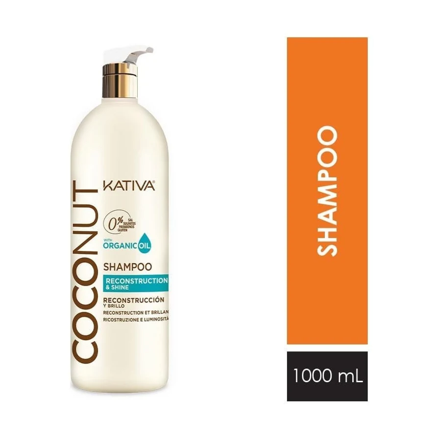 KATIVA SHAMPOO X 1000 ML COCONUT