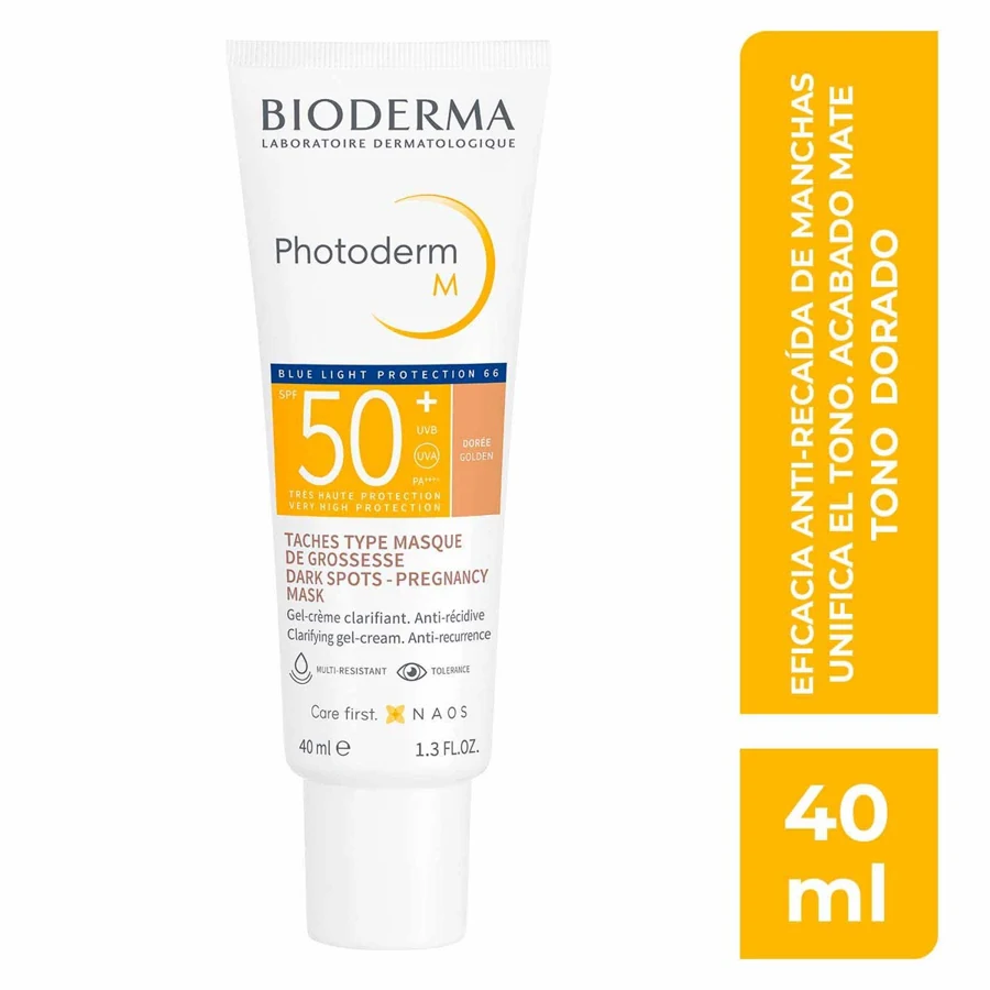 BIODERMA PHOTODERM BLOQUEADOR FACIAL CR FPS 50 X 40 ML M TONO DORADO