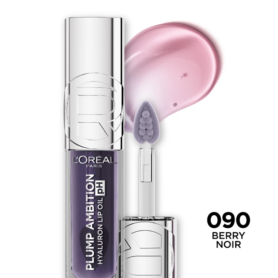 L’ORÉAL PARIS PLUMP AMBITION HYALURON LIP OIL - TONO 090 BERRY NOIR